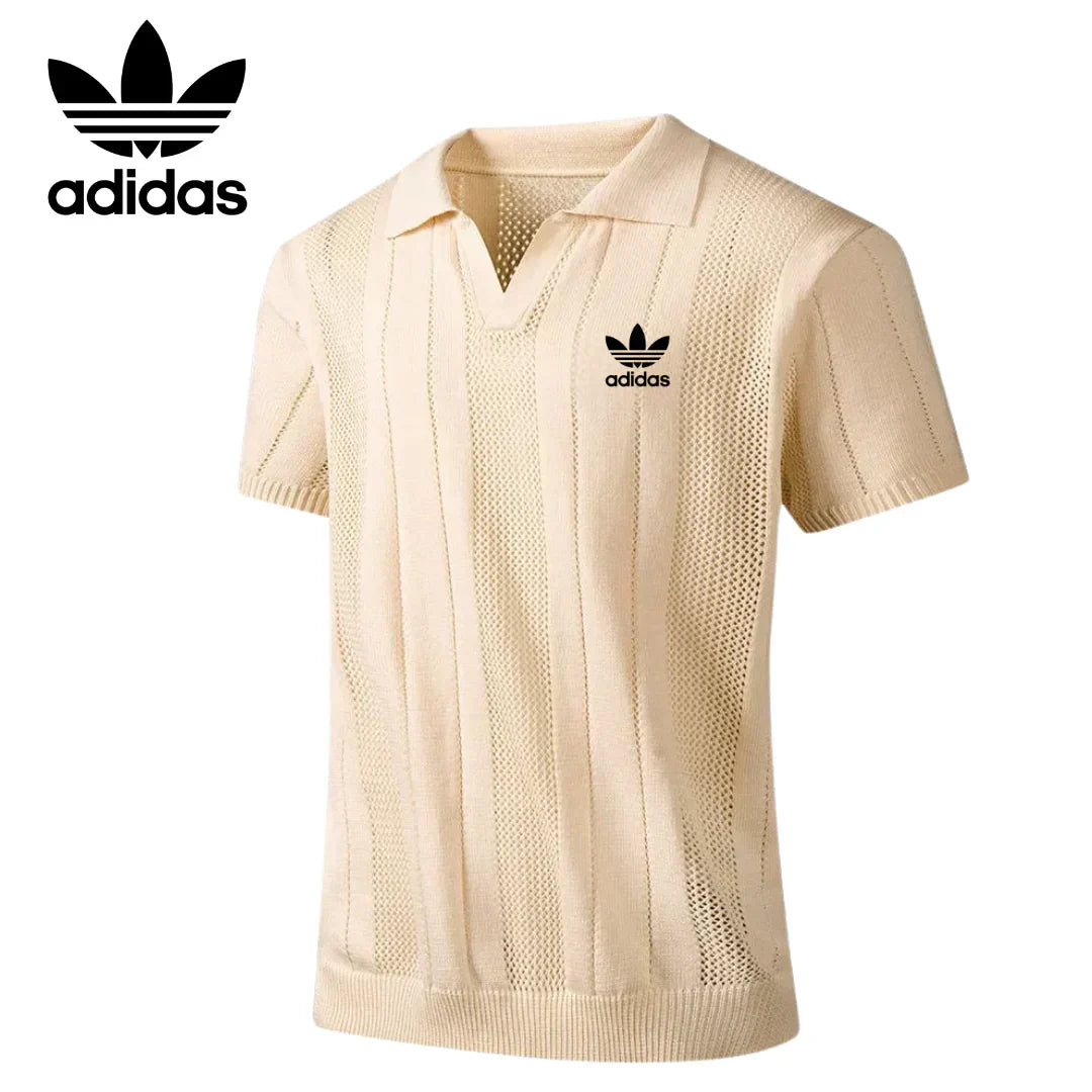 AD™ Knit Polo – Retro Style