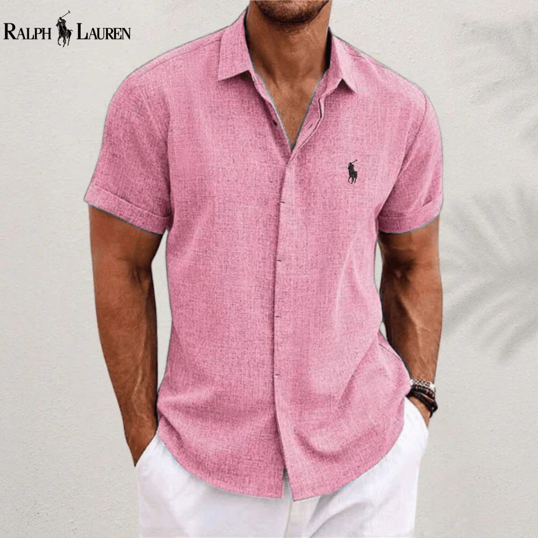 ᏒalphⅬ™ Classic Linen-Cotton Shirt