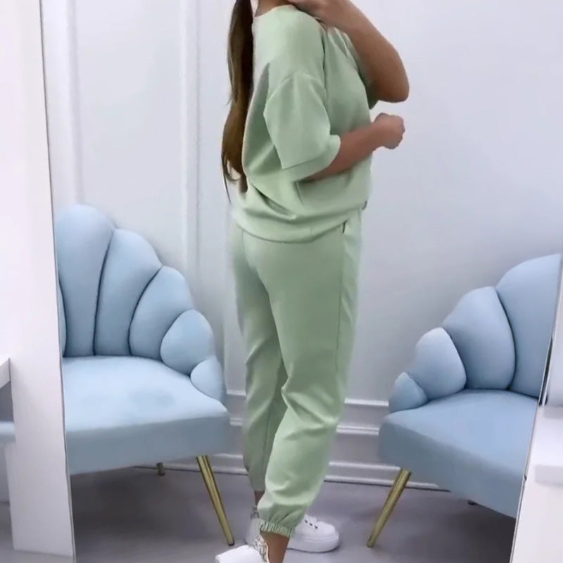 MIMI | Stylish Short Sleeve Two Piece Set