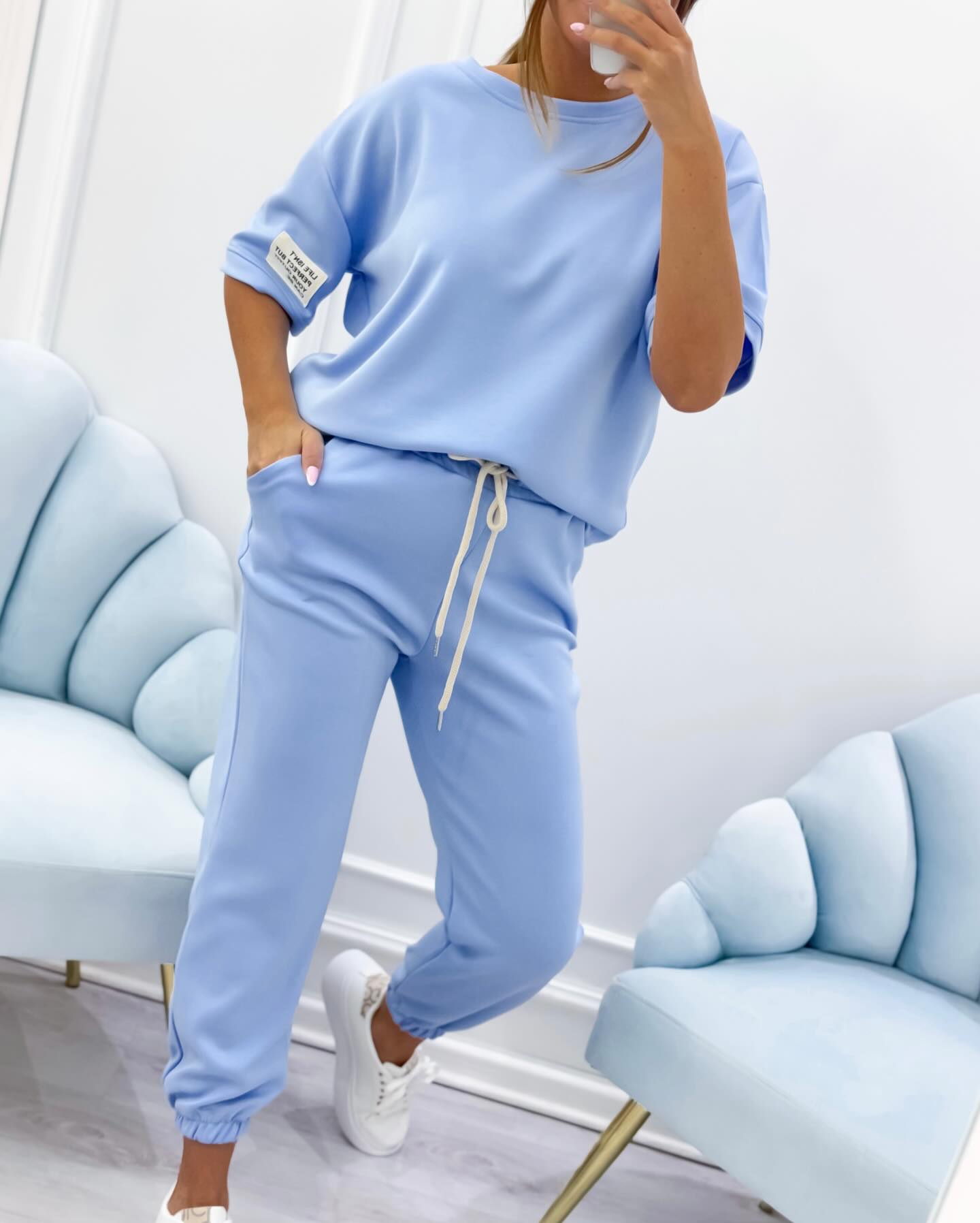MIMI | Stylish Short Sleeve Two Piece Set